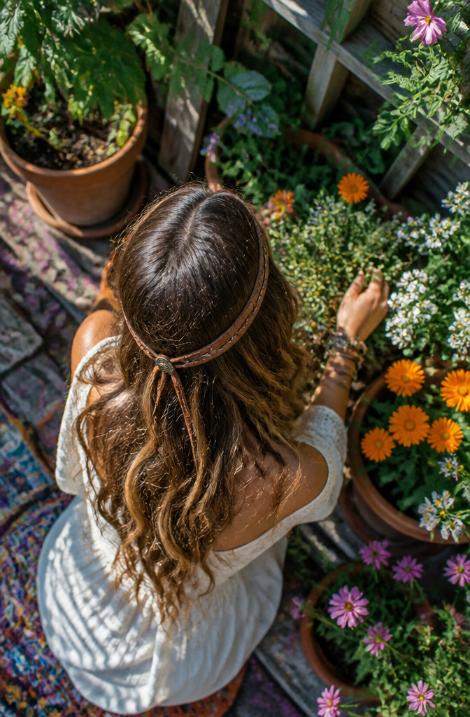 10 Hippie Hairstyles That Defined the 1960s and Still Work in 2026 11 Various hair accessories displayed to complement hippie hairstyles.
