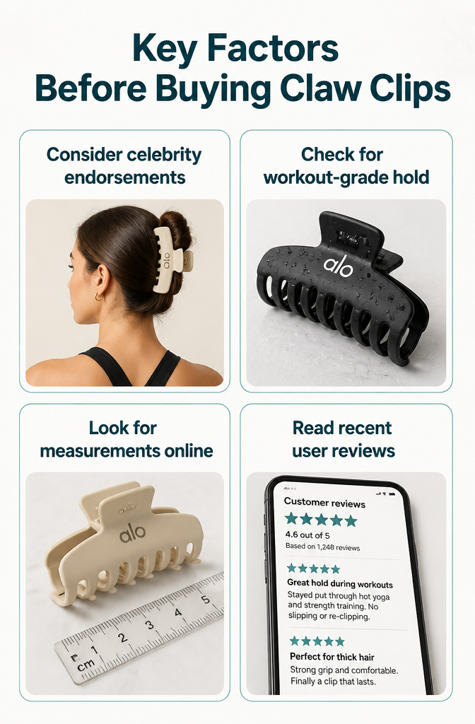 6 Cute Hair Claw Clips That Work for Every Occasion in 2026 8 List of key factors to consider before buying claw clips.