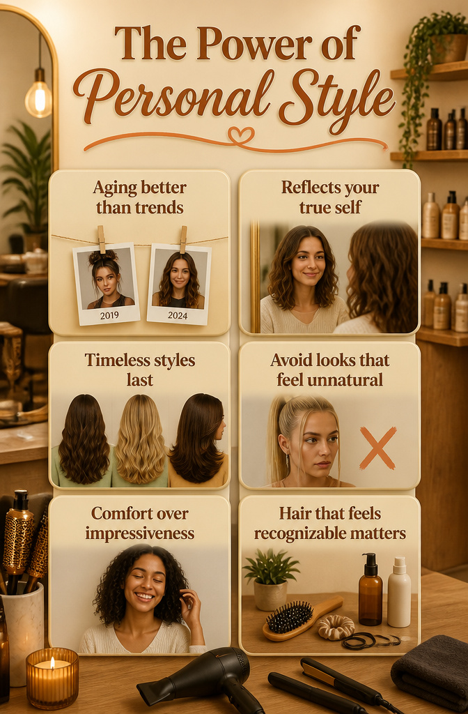 An informational image about the power of personal style.
